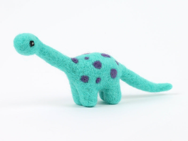 Diplodocus Mini Felting Kit-Needle Felting-Hawthorn Handmade-Acorns & Twigs