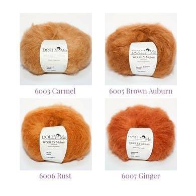 DollyMo Woolly Mohair Doll Hair Yarn-Supplies & Tools-DollyMo-Acorns & Twigs