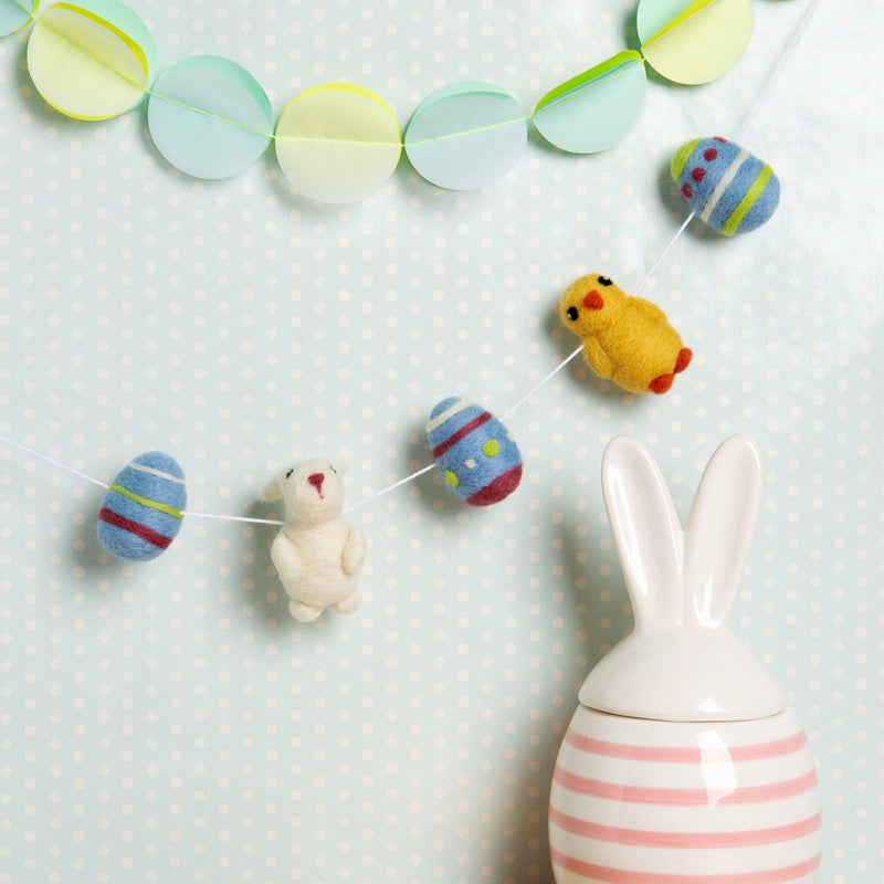 Easter Garland Needle Felting Kit-Needle Felting-Hawthorn Handmade-Acorns & Twigs