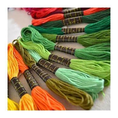 Embroidery Thread, Set of 50 Colors-Embroidery-Acorns & Twigs-Acorns & Twigs