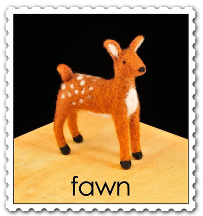 Fawn Needle Felting Kit - Intermediate-Needle Felting-WoolPets-Acorns & Twigs