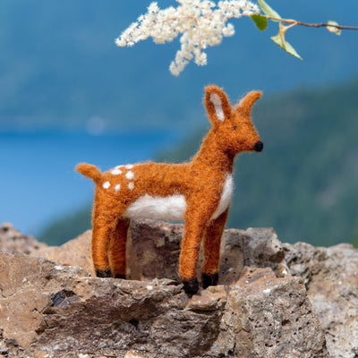 Fawn Needle Felting Kit - Intermediate-Needle Felting-WoolPets-Acorns & Twigs