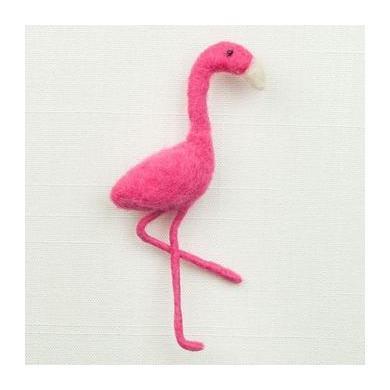 Flamingo Needle Felting Kit - PIN-Needle Felting-WoolPets-Acorns & Twigs