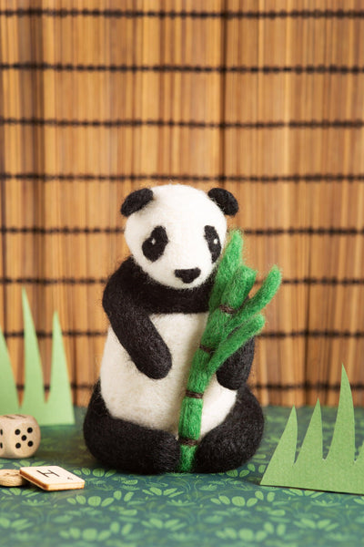 Giant Panda Needle Felting Kit-Needle Felting-Hawthorn Handmade-Acorns & Twigs