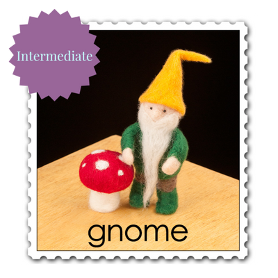 Gnome Needle Felting Kit - Intermediate-Needle Felting-WoolPets-Acorns & Twigs