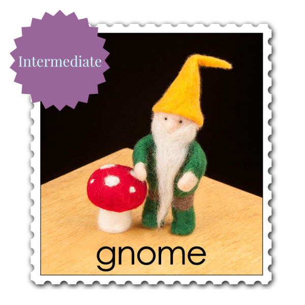 Gnome Needle Felting Kit - Intermediate-Needle Felting-WoolPets-Acorns & Twigs