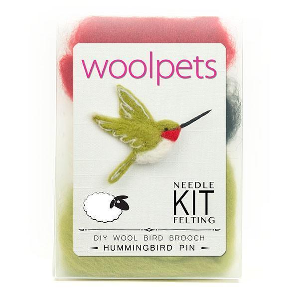 Hummingbird Felting Kit - Bird Pin-Needle Felting-WoolPets-Acorns & Twigs