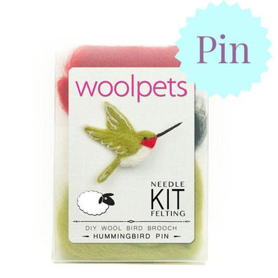 Hummingbird Felting Kit - Bird Pin-Needle Felting-WoolPets-Acorns & Twigs