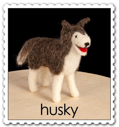 Husky Needle Felting Kit - Intermediate-Needle Felting-WoolPets-Acorns & Twigs