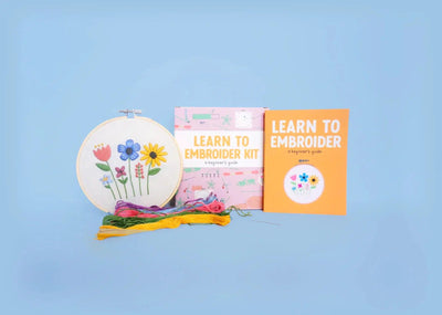 Learn to Embroider Kit-Embroidery-Threadbook-Acorns & Twigs