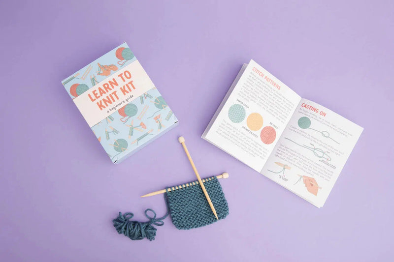 Learn to Knit Kit-Knitting-Threadbook-Acorns & Twigs