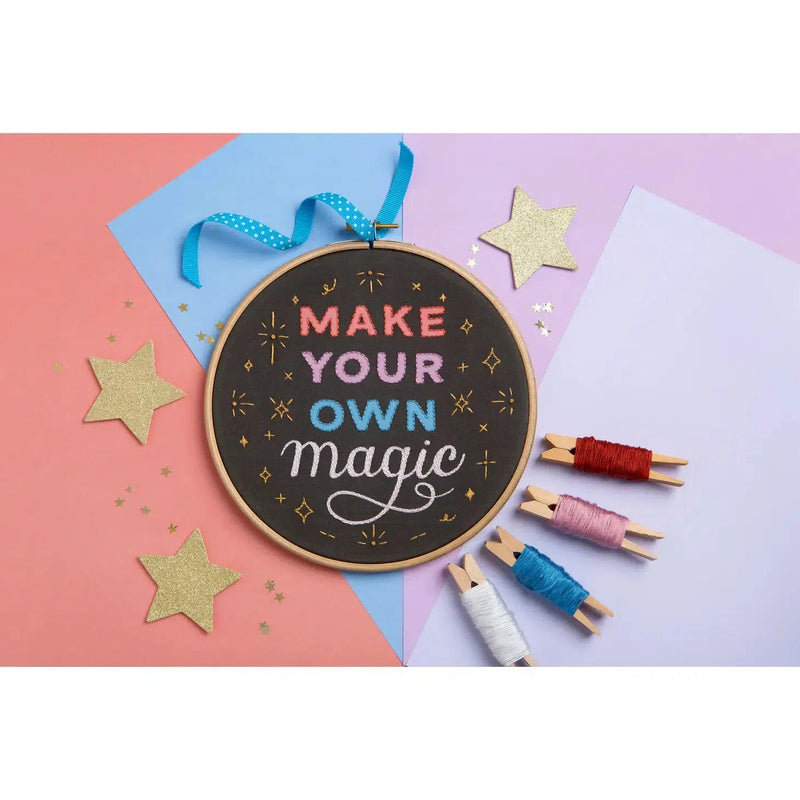 Make Your Own Magic Embroidery Kit-Cross Stitch-Hawthorn Handmade-Acorns & Twigs