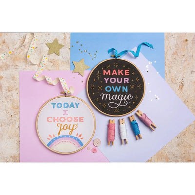 Make Your Own Magic Embroidery Kit-Cross Stitch-Hawthorn Handmade-Acorns & Twigs