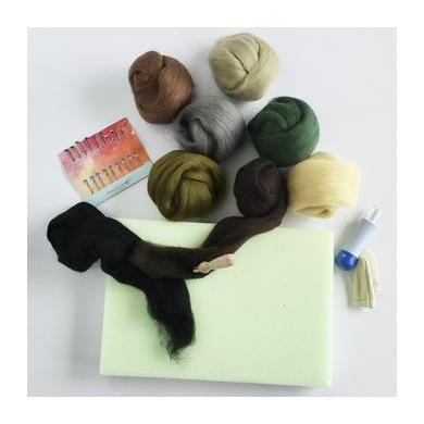 Needle Felting Beginner Kit - Large - Earthy Colors-Needle Felting-Acorns & Twigs-Acorns & Twigs