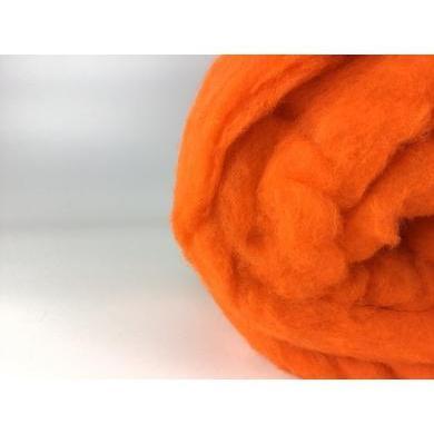 New Zealand Merino - Bright Orange-New Zealand Merino Batt-Acorns & Twigs-Acorns & Twigs