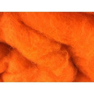 New Zealand Merino - Bright Orange-New Zealand Merino Batt-Acorns & Twigs-Acorns & Twigs