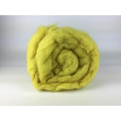 New Zealand Merino - Lemon Yellow-New Zealand Merino Batt-Acorns & Twigs-Acorns & Twigs