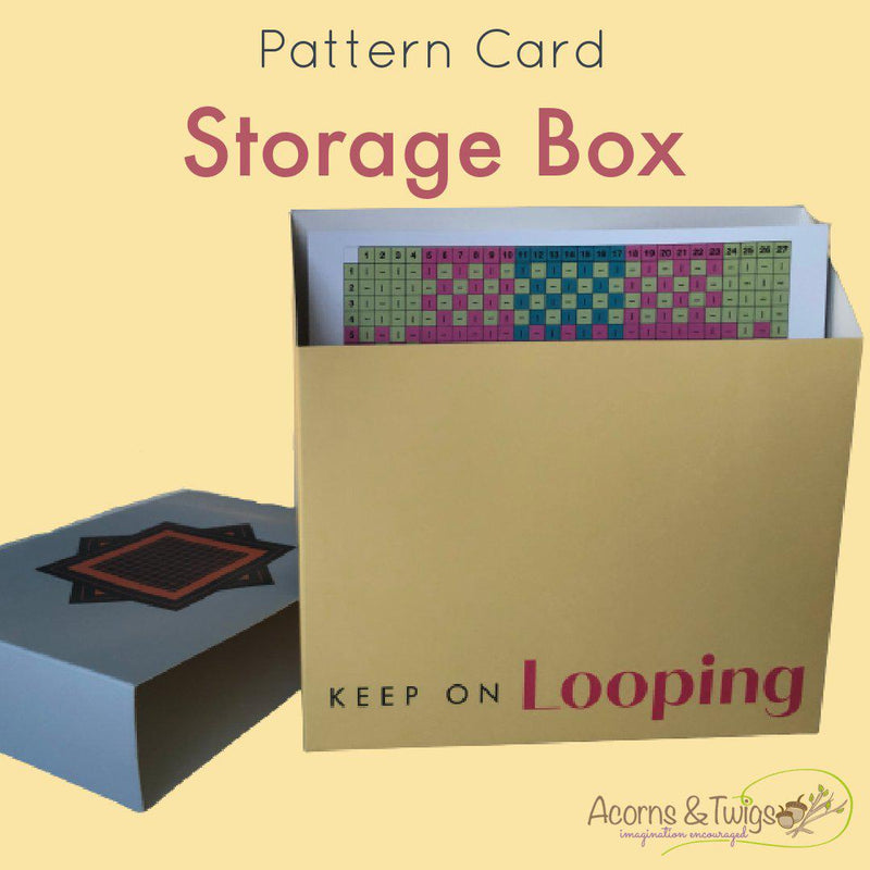 Pattern Card Storage Box-Subscription-Keep On Looping-Acorns & Twigs