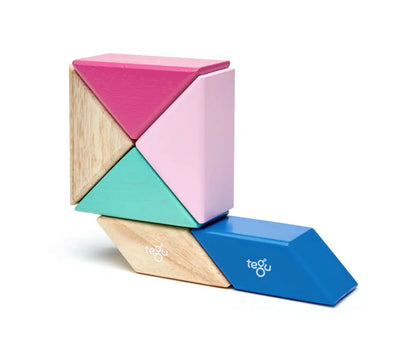 Pocket Pouch Prism - Magnetic Wooden Block Set-Wooden blocks-Tegu-Acorns & Twigs