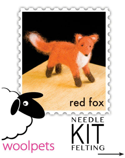 Red Fox Needle Felting Kit - Intermediate-Needle Felting-WoolPets-Acorns & Twigs