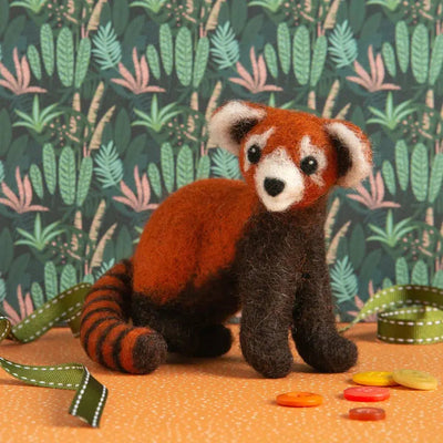 Red Panda Needle Felting Kit-Needle Felting-Hawthorn Handmade-Acorns & Twigs