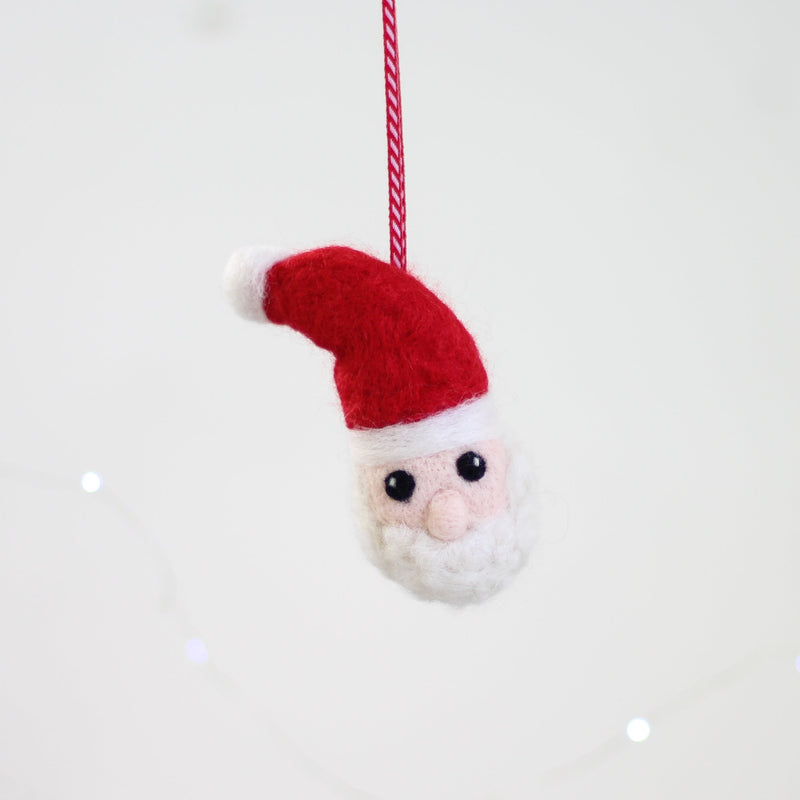 Santa Bauble Mini Felting Kit-Needle Felting-Hawthorn Handmade-Acorns & Twigs