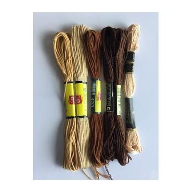 Skin Toned Embroidery Floss-Supplies & Tools-Acorns & Twigs-Acorns & Twigs