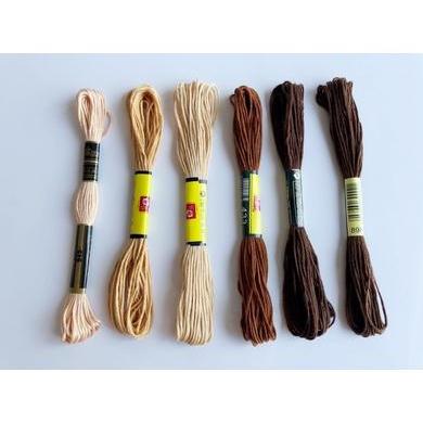 Skin Toned Embroidery Floss-Supplies & Tools-Acorns & Twigs-Acorns & Twigs