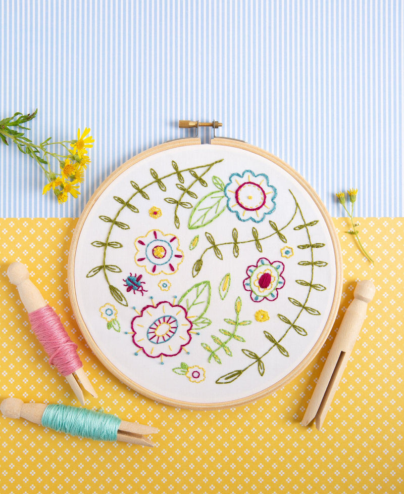 Spring Posy Embroidery Kit-Embroidery-Hawthorn Handmade-Acorns & Twigs