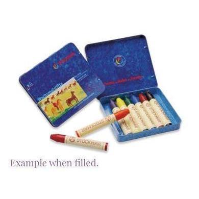 Stockmar Empty Tin for 8 Sticks-Stick Case-Stockmar-Acorns & Twigs