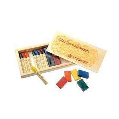 Stockmar Wax Stick Crayons - Set of 16 Mix-Stick Set-Stockmar-Acorns & Twigs