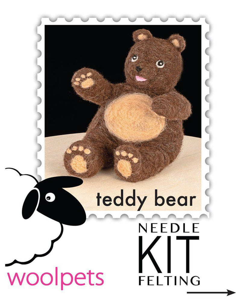 Teddy Bear Special Edition Needle Felting Kit - Intermediate-Needle Felting-WoolPets-Acorns & Twigs