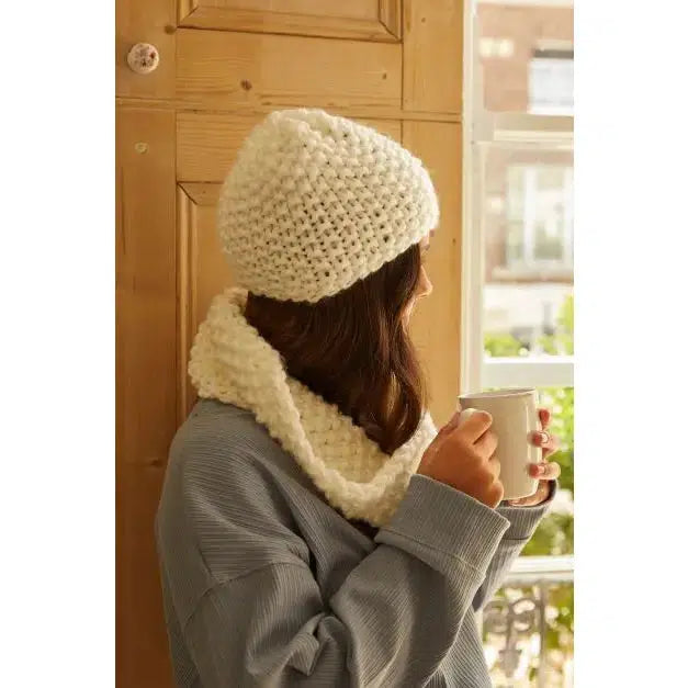 The Cozy Hat & Snood Knitting Kit-Knitting-DMC-Acorns & Twigs