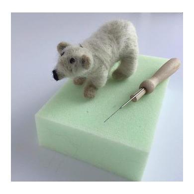 Wooden Felting Needle Holder for one single needle-Needle Felting-Acorns & Twigs-Acorns & Twigs